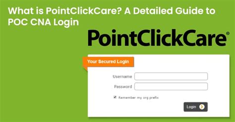 PointClickCare CNA is a user-friendly solution that helps to. . Point care login cna